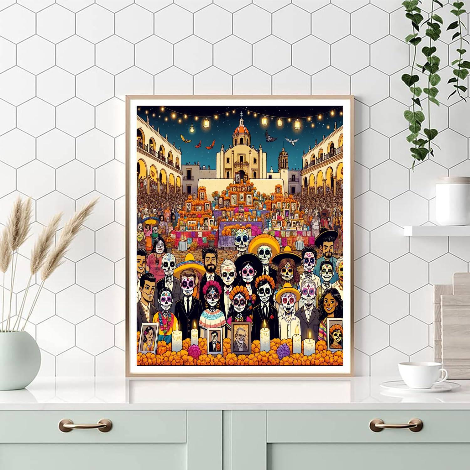 Día De Los Muertos - Oaxaca Painting Number Kit