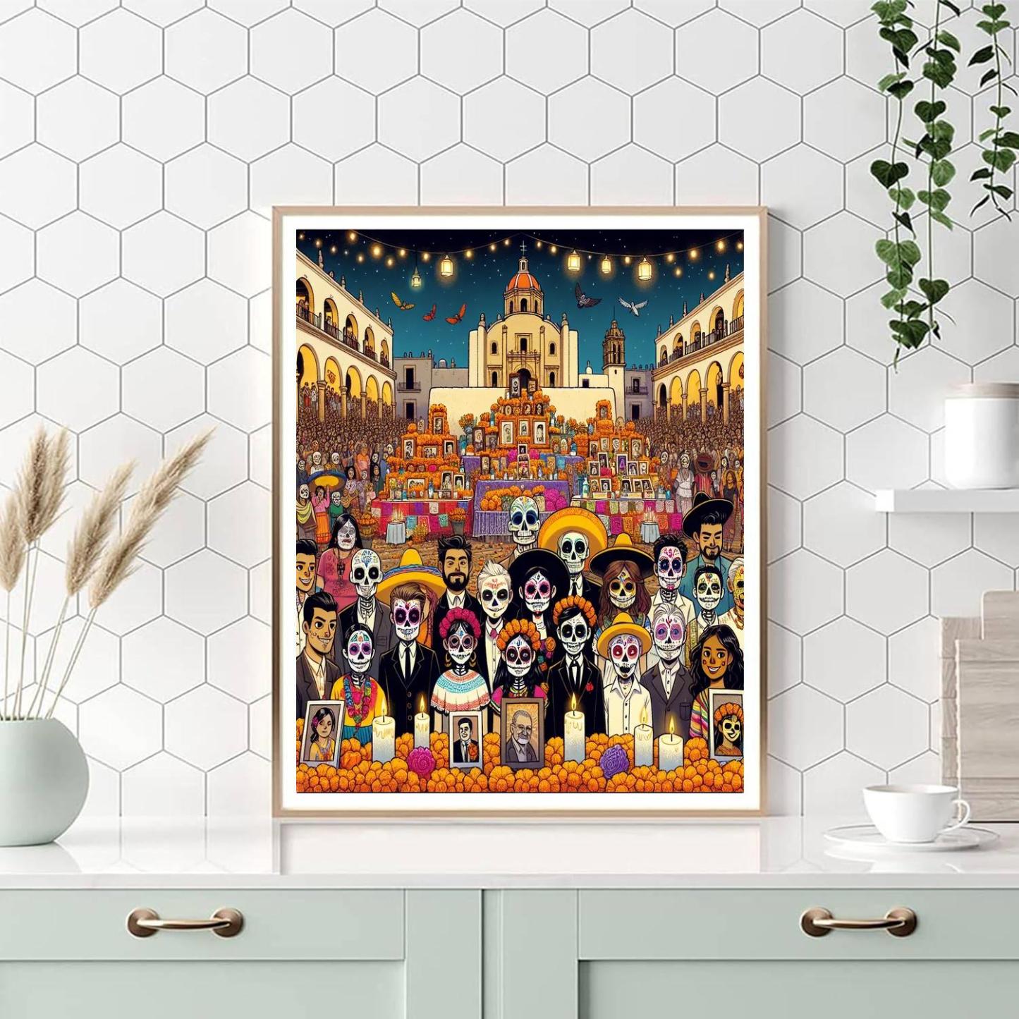 Día De Los Muertos - Oaxaca Painting Number Kit