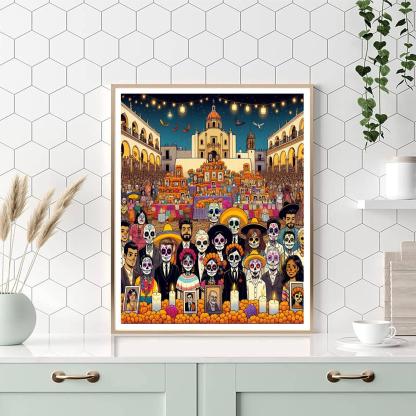 Día De Los Muertos - Oaxaca Painting Number Kit