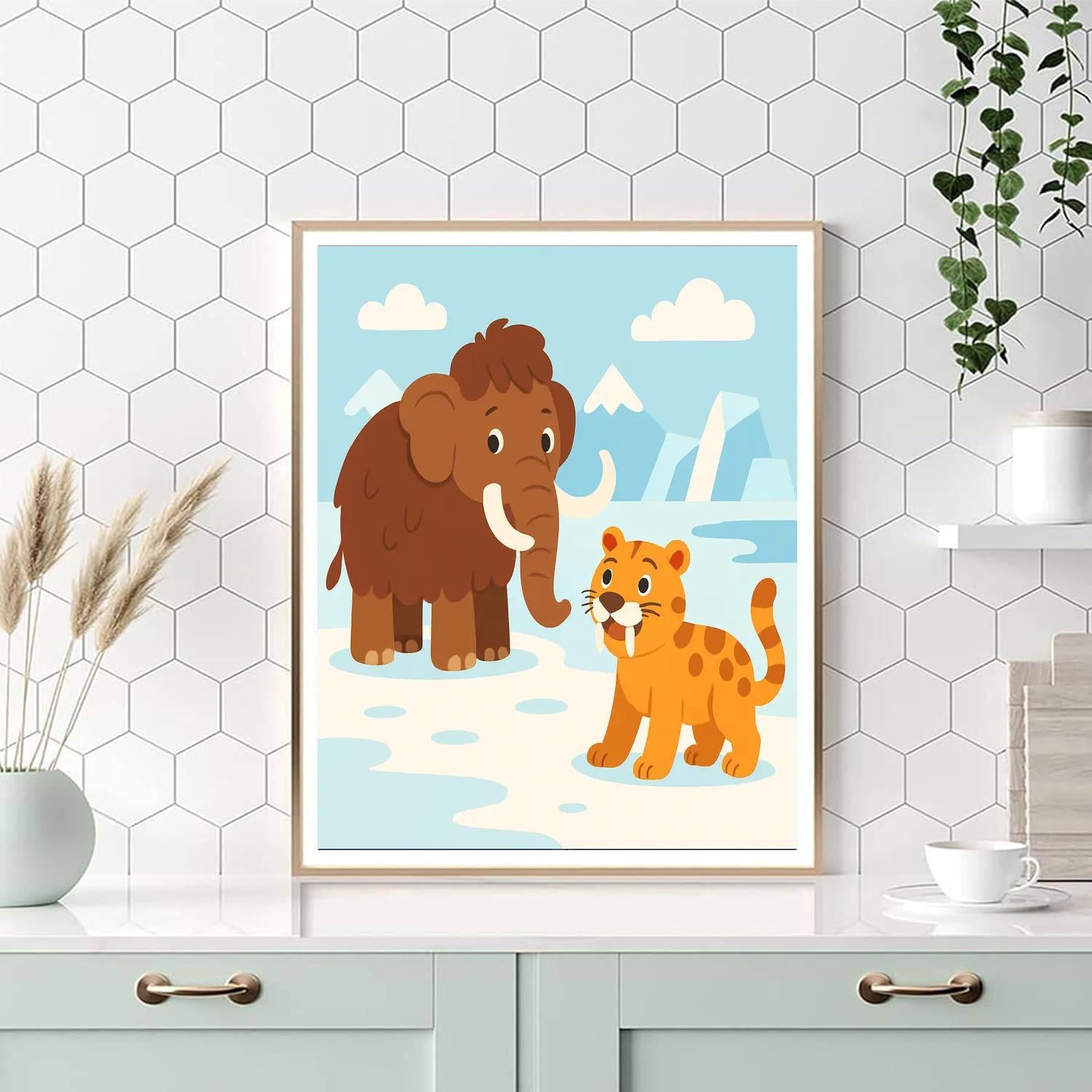 Ice Age Explorer Journey Paint By Numbers