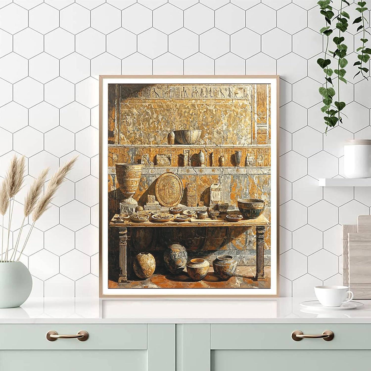 Sir Lawrence Alma-Tadema Inspired Ancient Relics  Paint By Numbers Kits