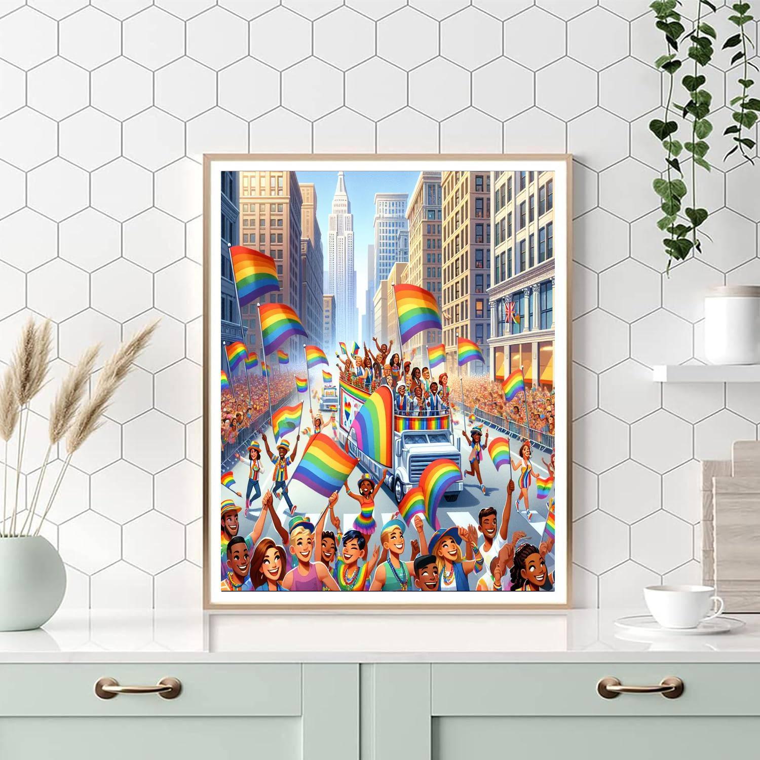 Pride Toronto - Canada Painting Number Kit