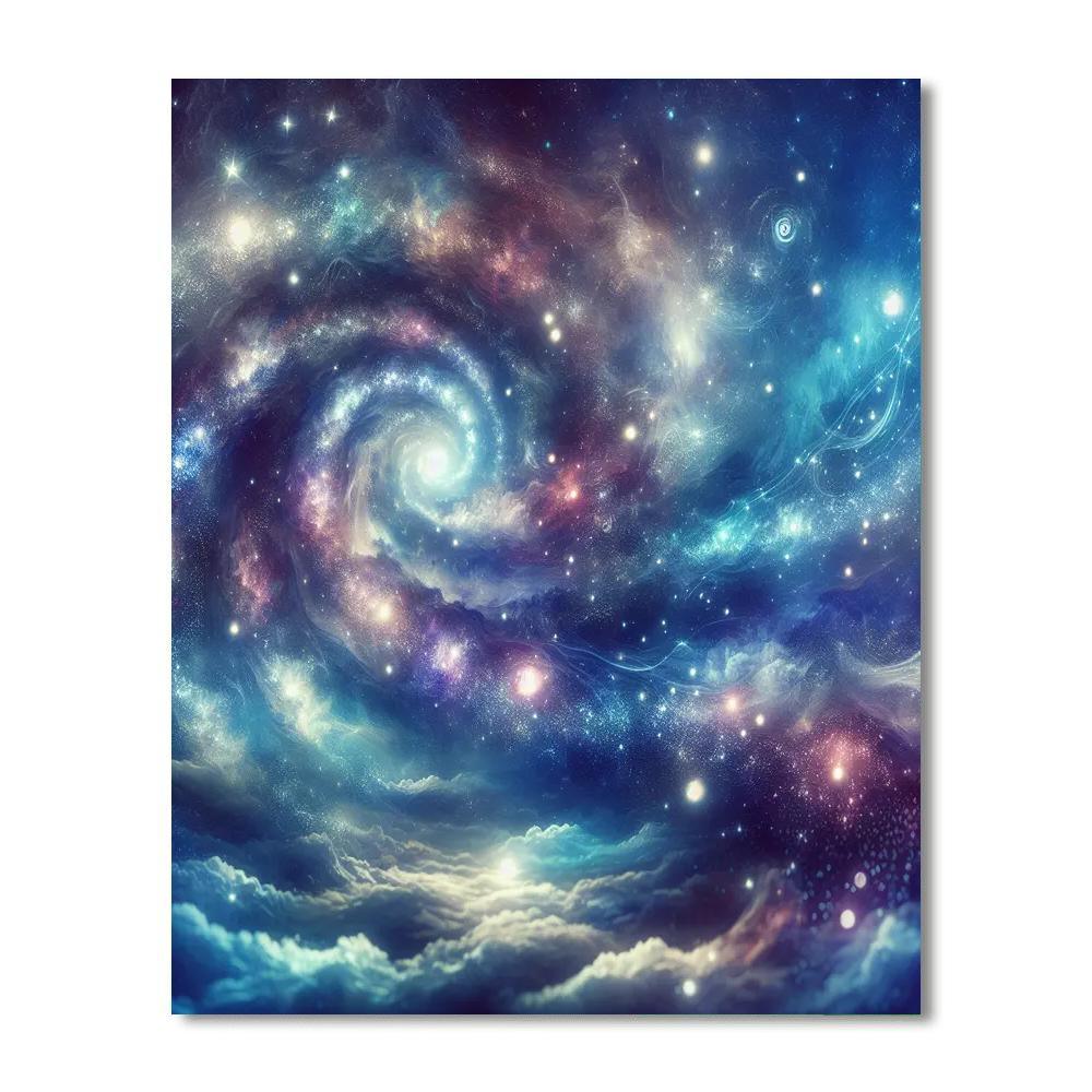 Celestial Dreamer's Voyage Paint By Numbers Art