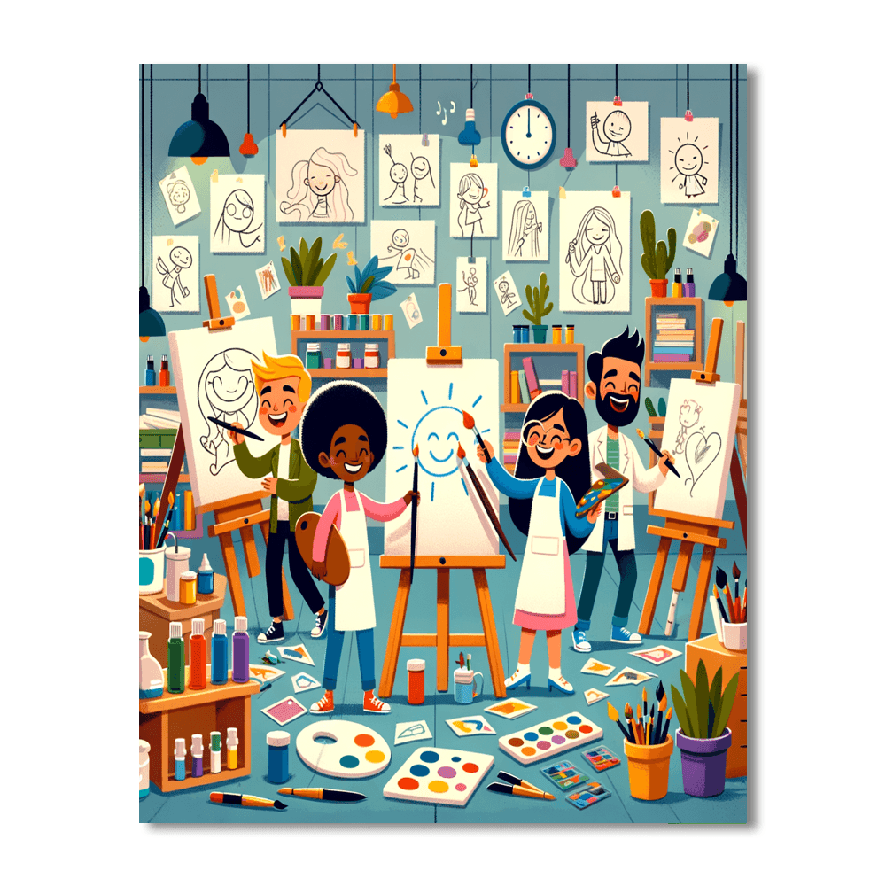 Creative Artist Studio Paint By Number