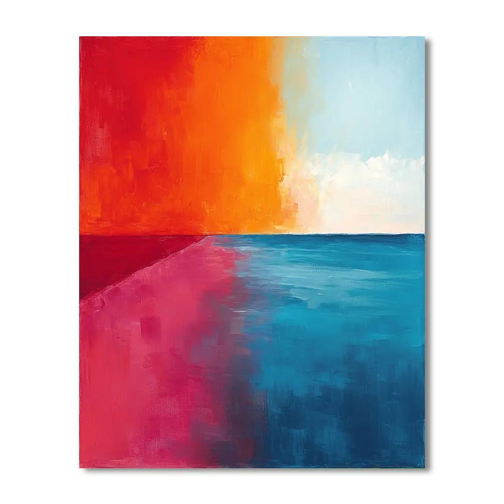 Mark Rothko Inspired Chromatic Horizon  Numbered Painting Kits