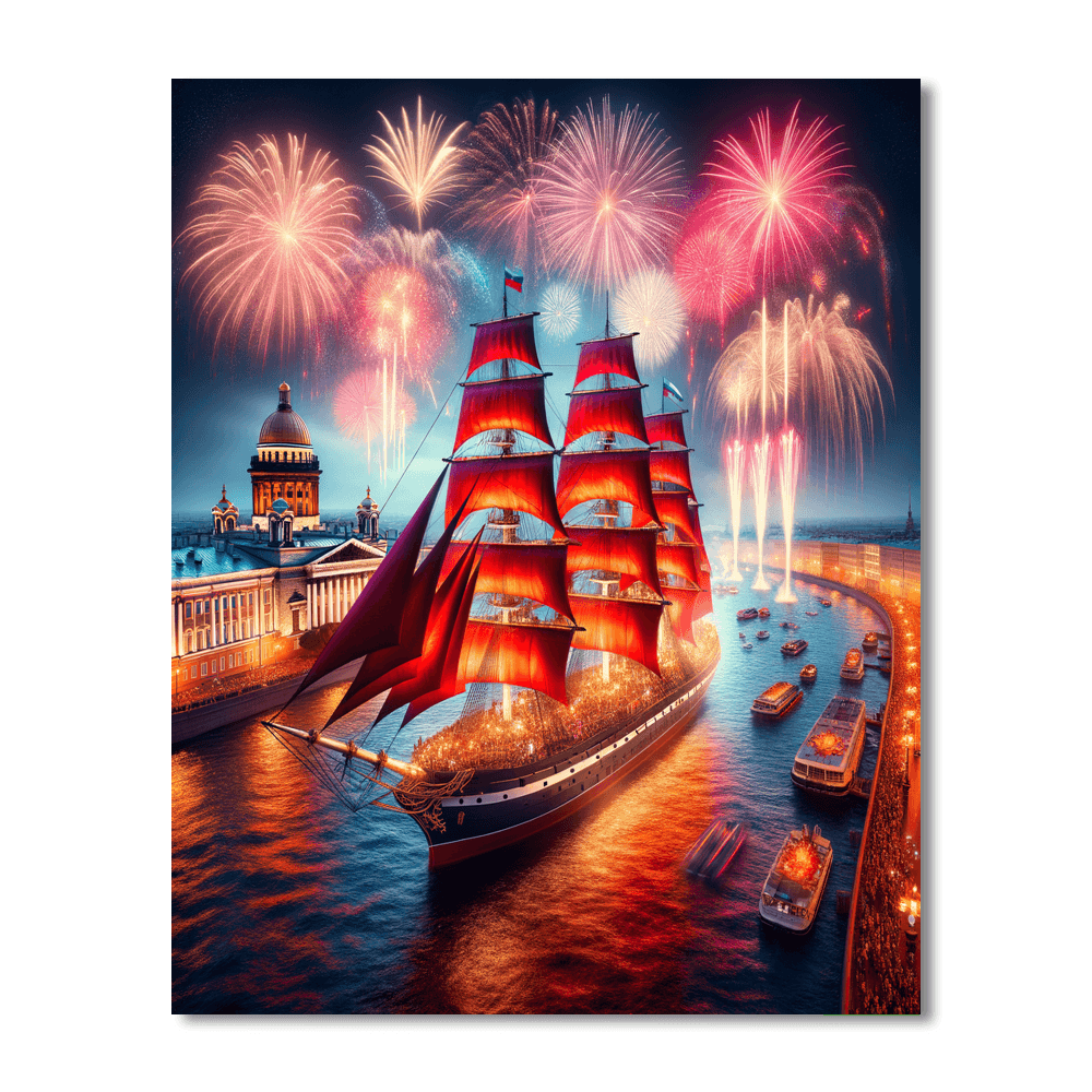 White Nights Festival - Saint Petersburg, Russia Painting Number Kit