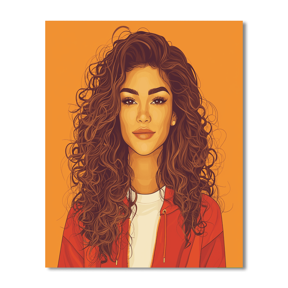 Zendaya: The Electrifying Charm Of Mj Paint By Number