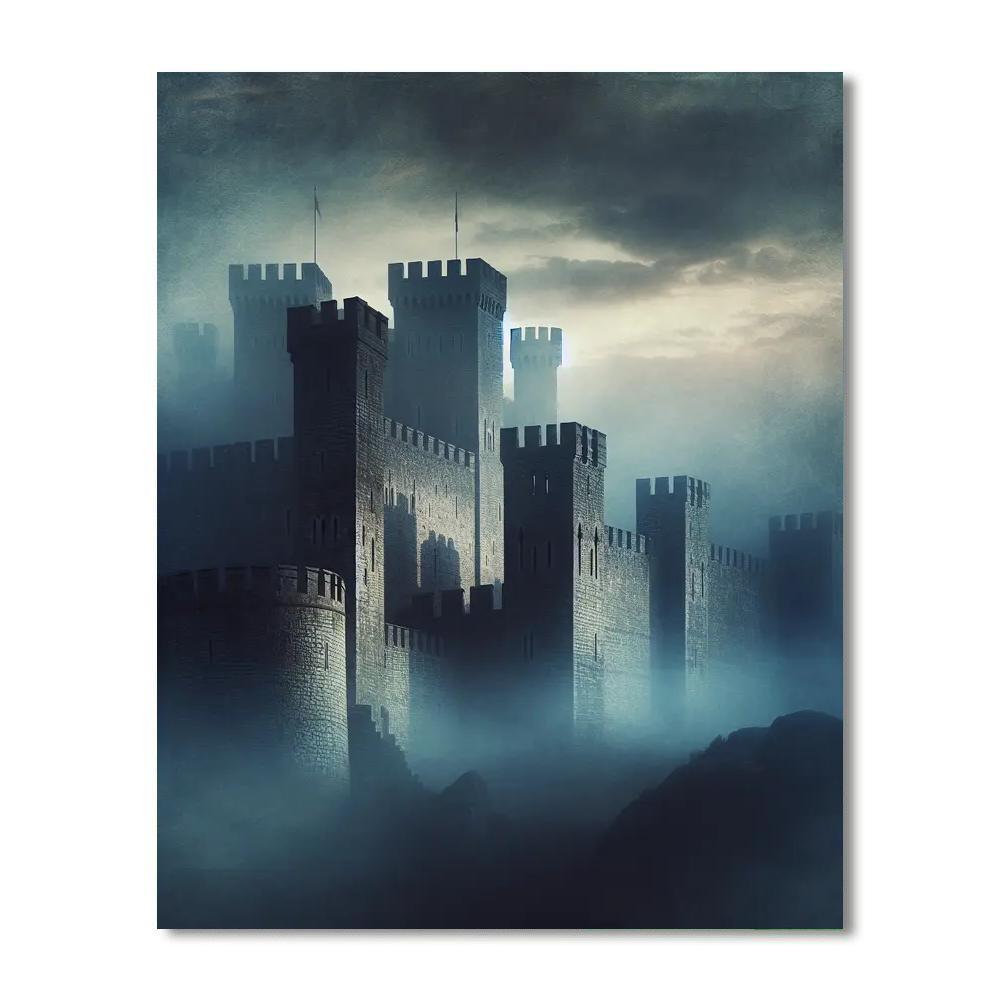 Fantasy Castle Keep Paint By Color