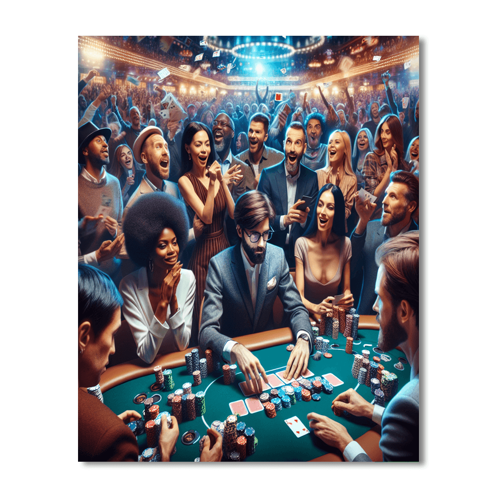 World Series Of Poker Paint By Numbers Kits