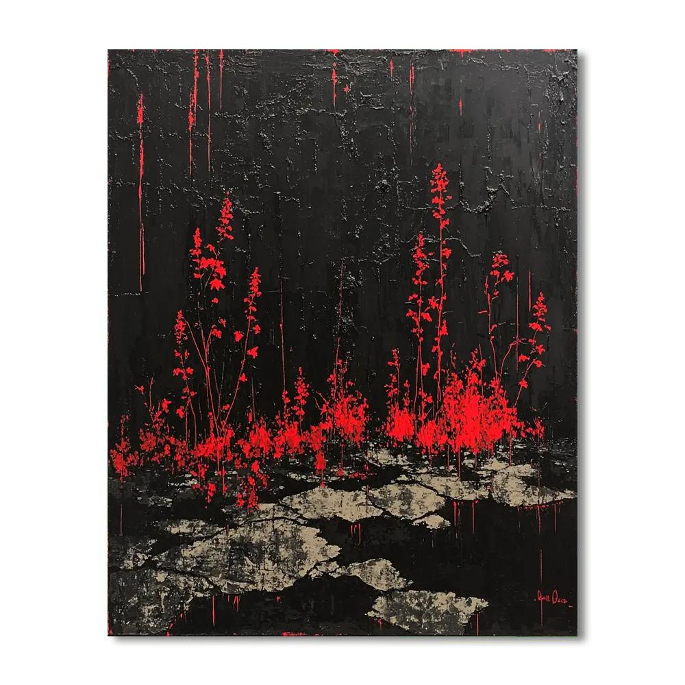 Banksy Inspired Resilience Of Nature  Paint By Number