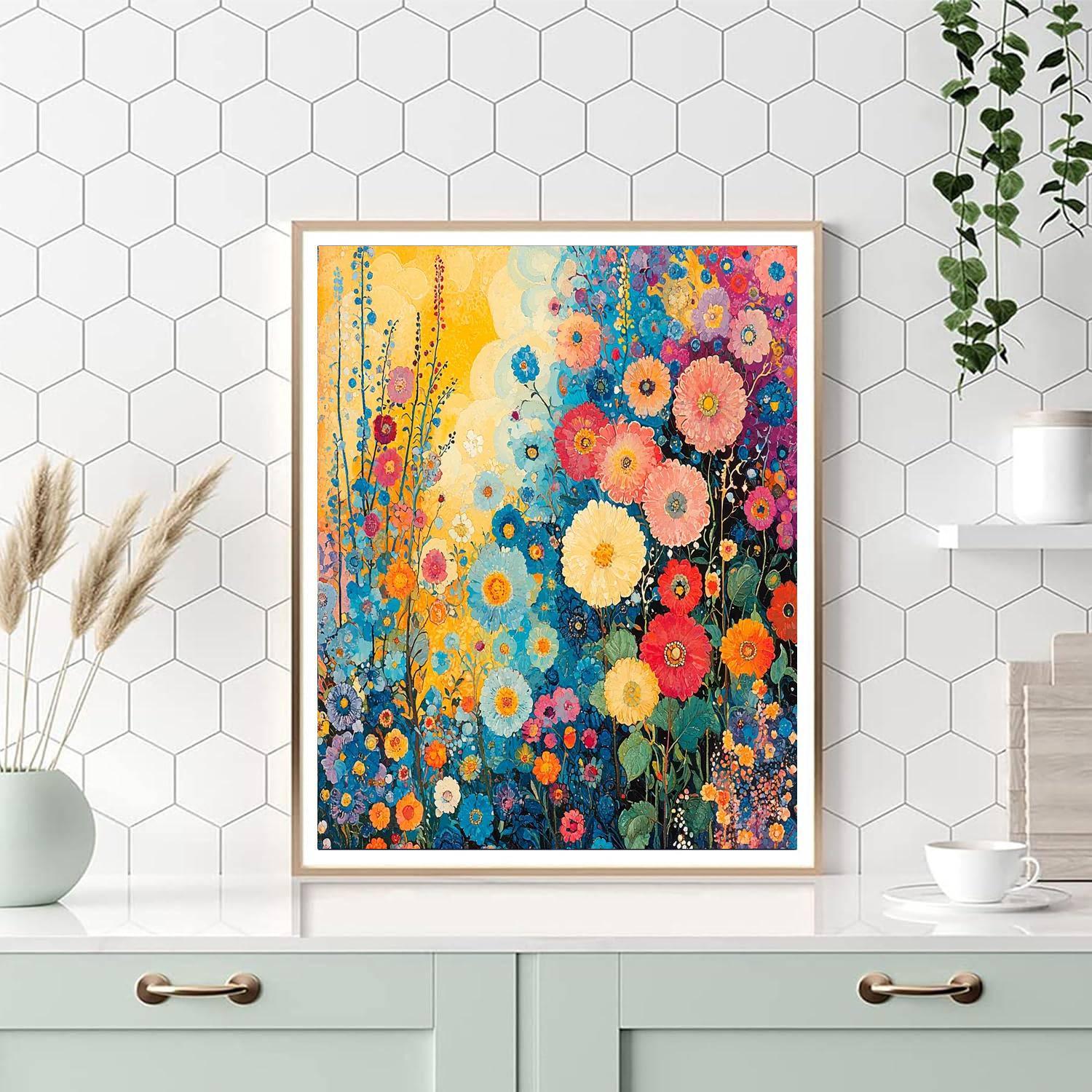 Odilon Redon Inspired Blossoming Spring Hues  Paint By Numbers