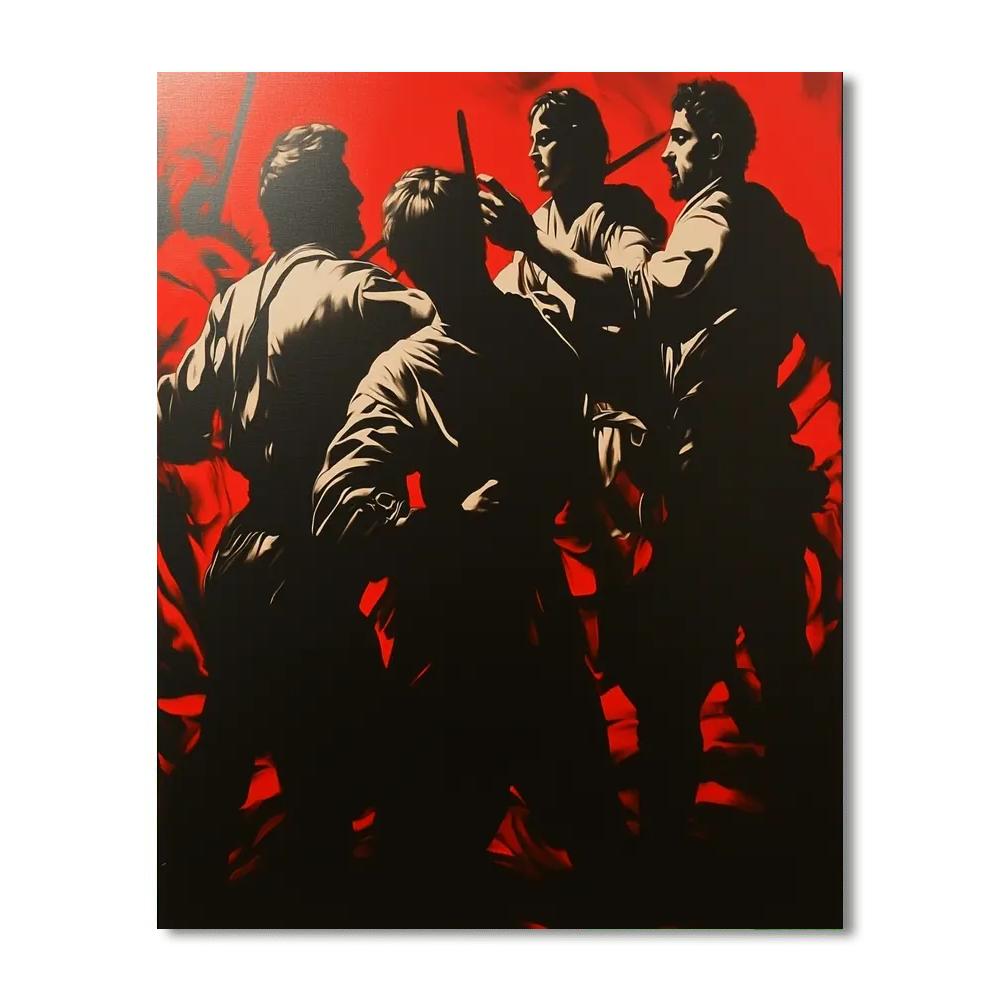 Caravaggio Inspired Harmony Of Contrasts  DIY Paint By Numbers