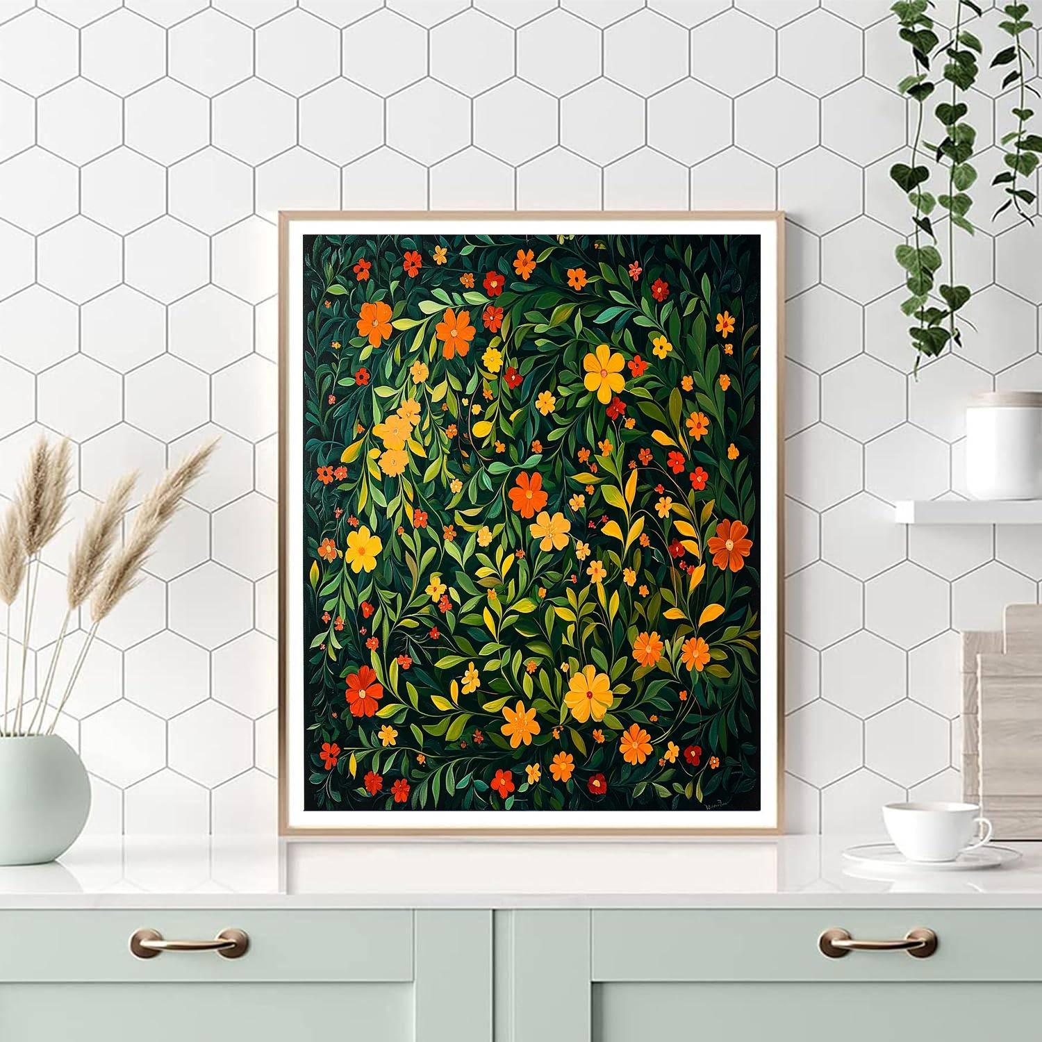 Frida Kahlo Inspired Eternal Cycle Of Life  Paint By Number