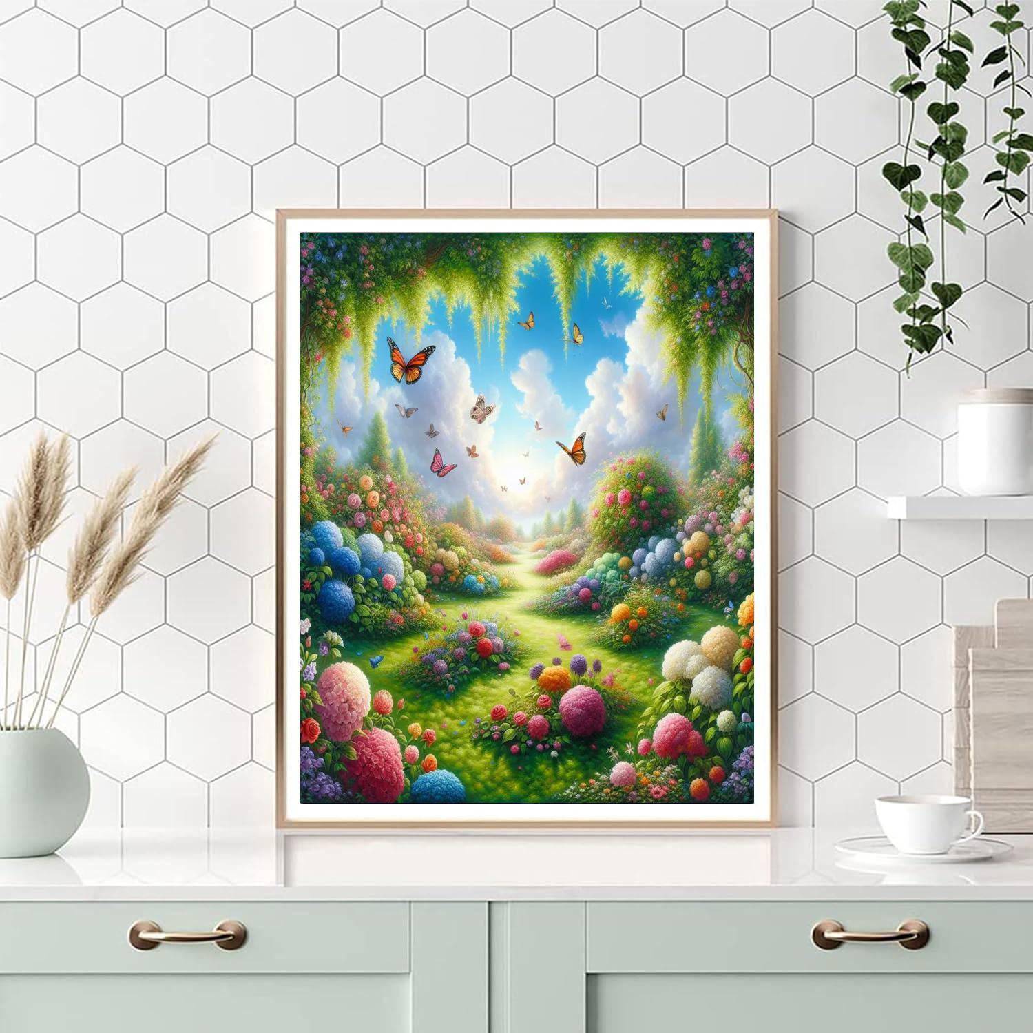 Enchanting Garden Dreamscape Paint By Color