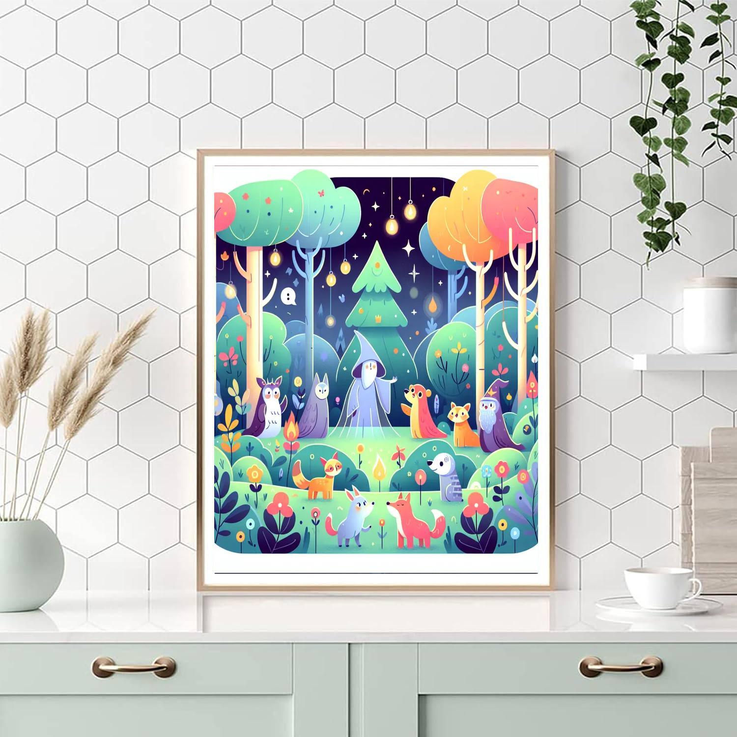 Fantasy Nature Walk Paint By Numbers Art