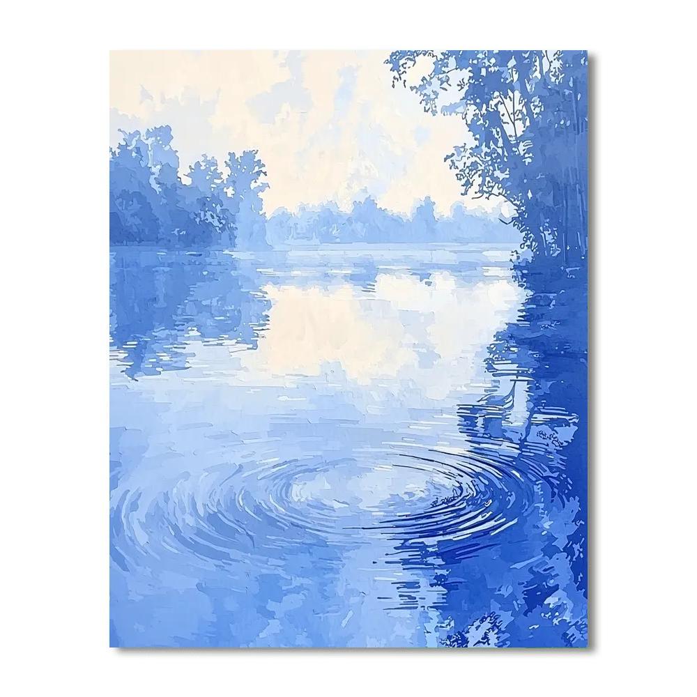 Edgar Degas Inspired Ripples Of Reflection  Paint By Number