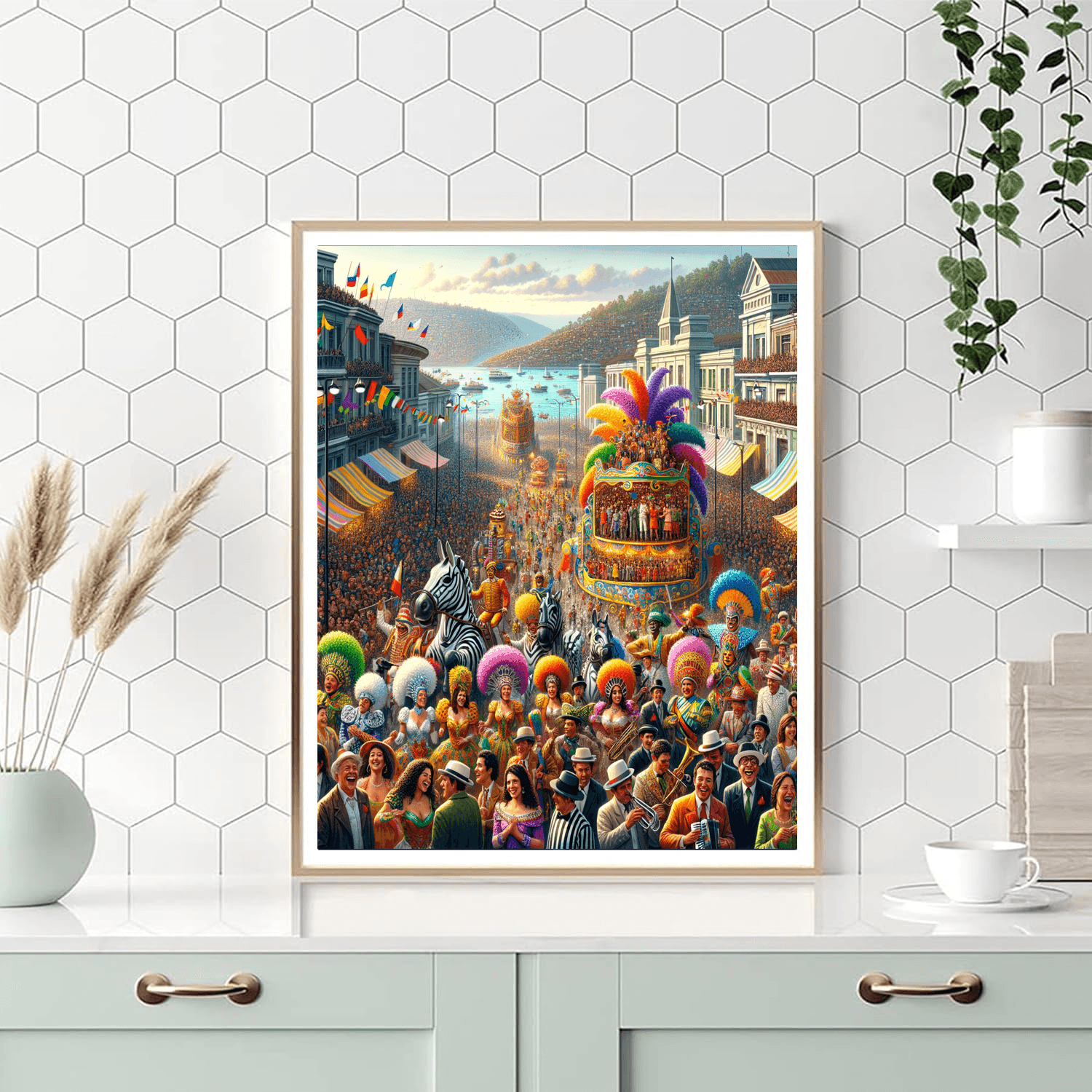 Valparaíso Carnival - Chile Numbered Painting Kits