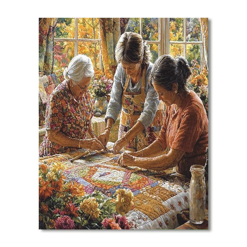 Grandma's Quilt Paint By Numbers Kits
