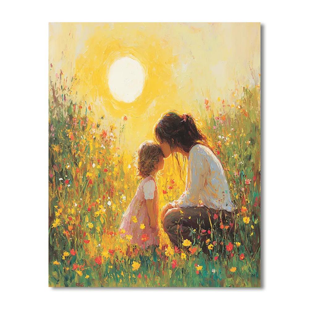 Kisses In The Sun DIY Paint By Numbers