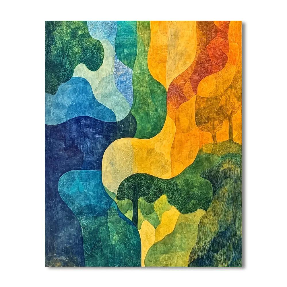 Nandalal Bose Inspired Whispers Of Mythology  Painting Number Kit