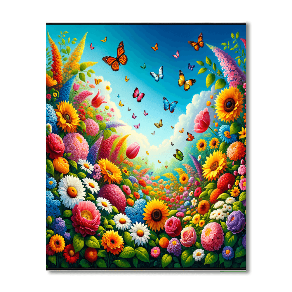 Sunny Garden Fiesta Paint By Number