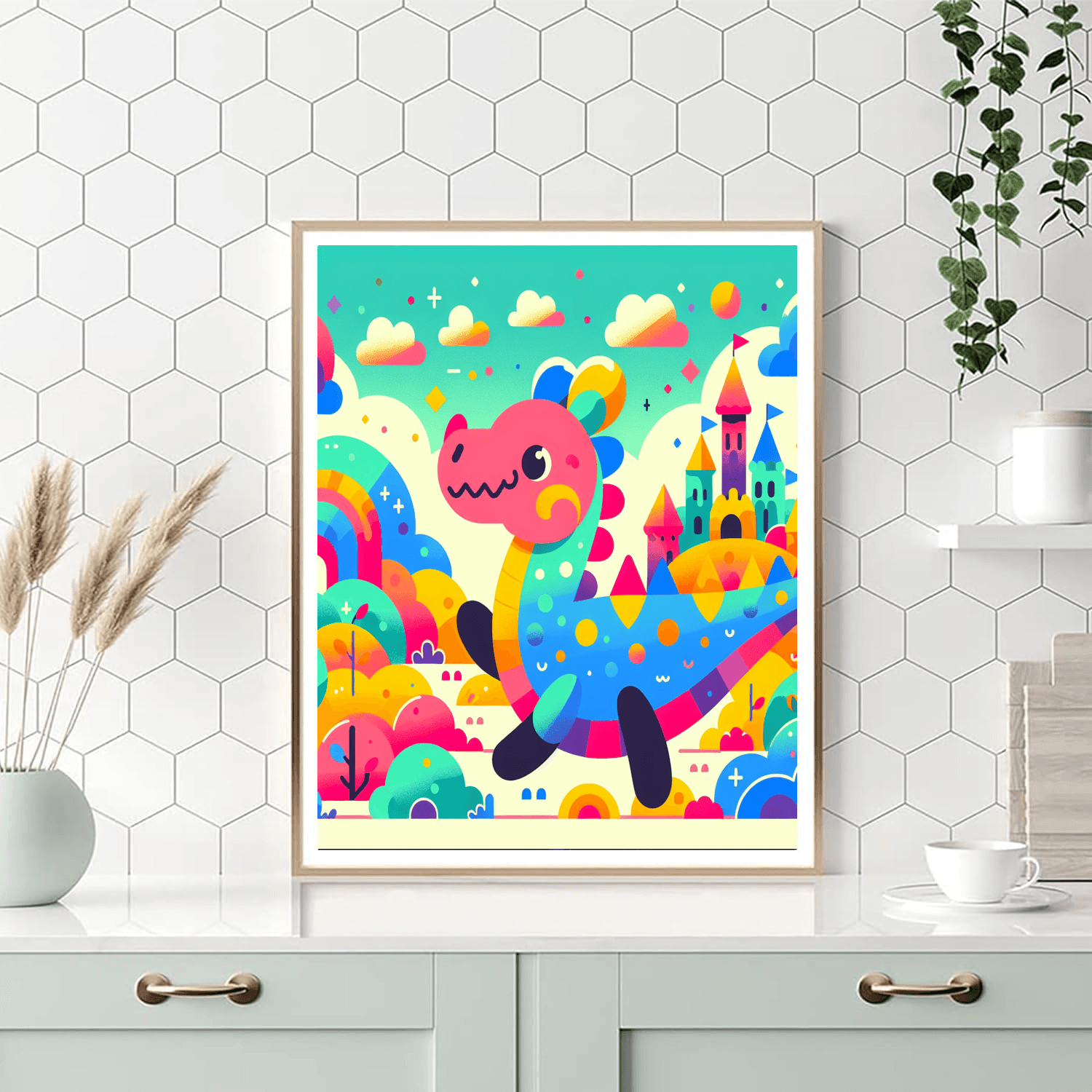 Dragon's Daring Discovery Paint By Color