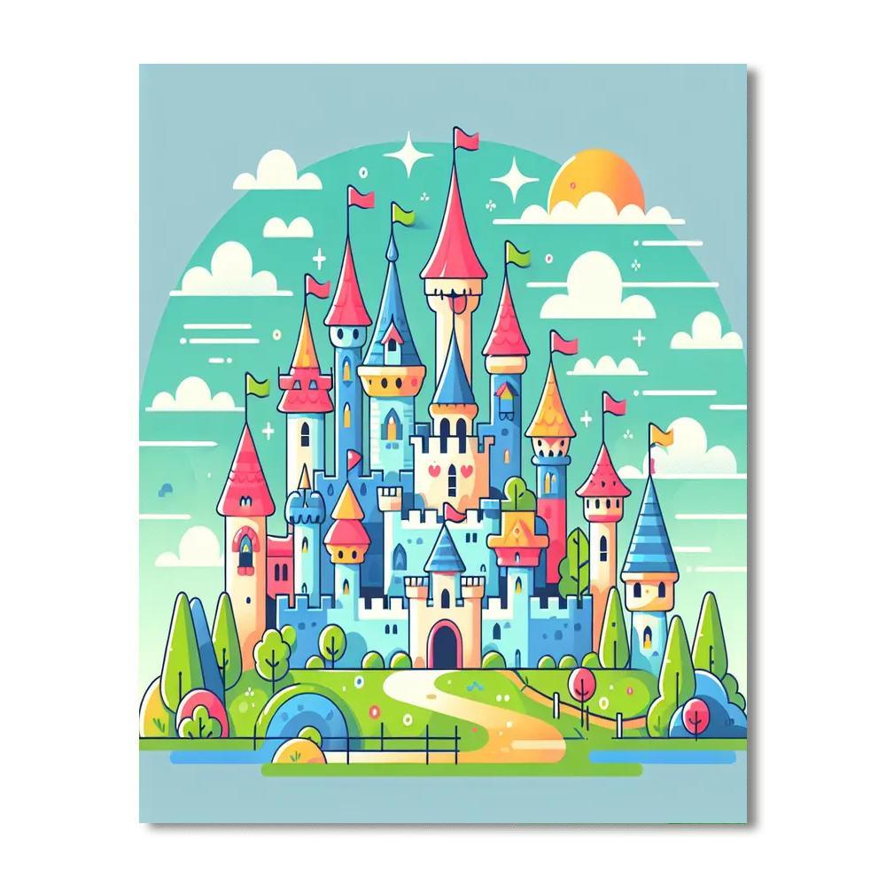 Fabulous Fairy Tale Castles Paint By Number