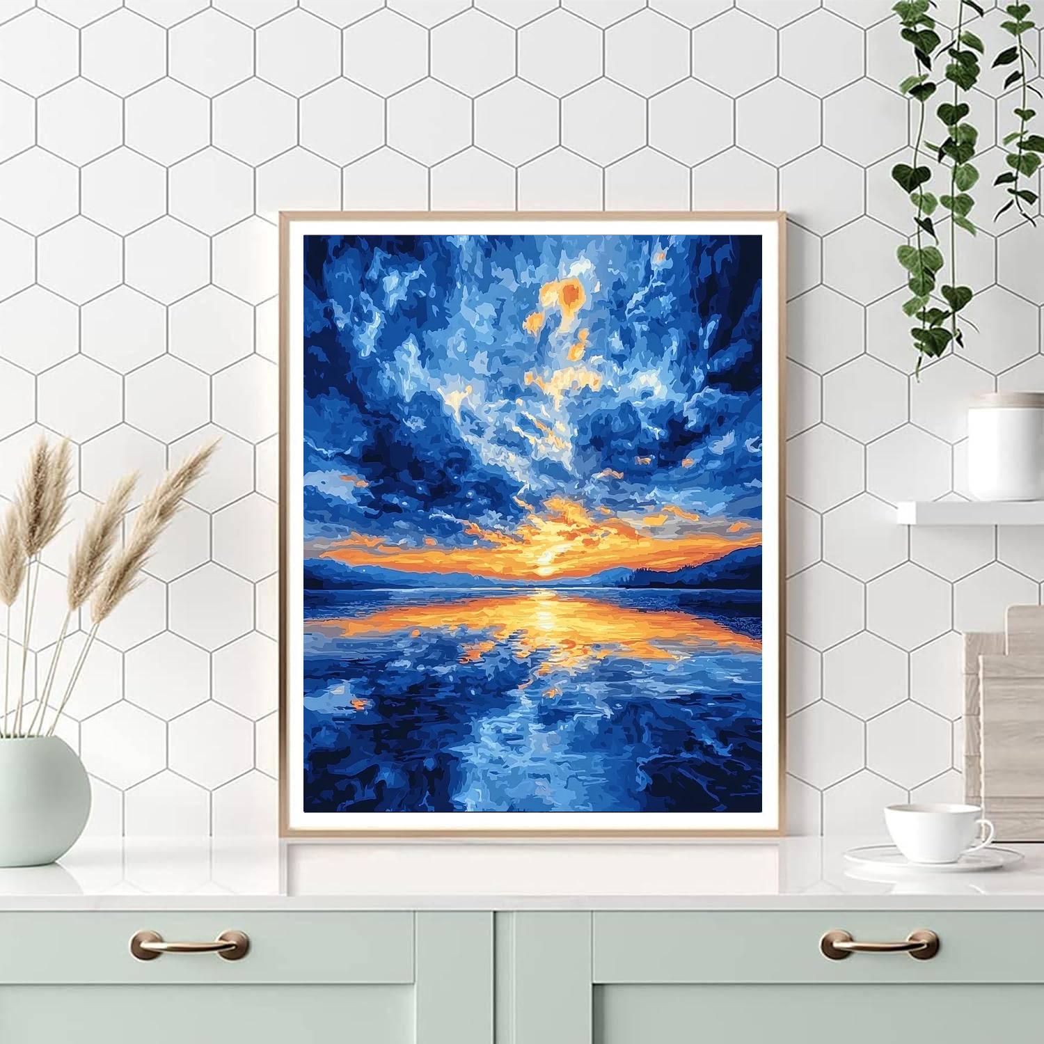 Caravaggio Inspired Ethereal Twilight  DIY Paint By Numbers