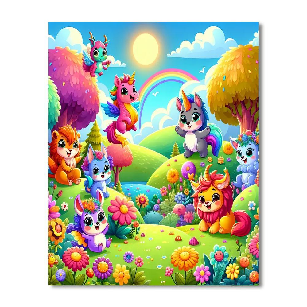 Adventure In The Magical Forest Paint By Number