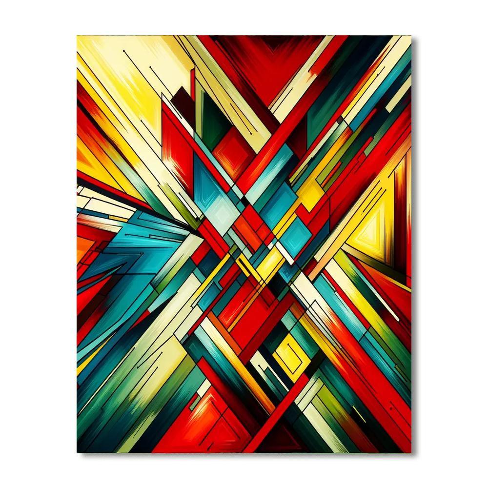 Artistic Abstract Journey Numbered Painting Kits