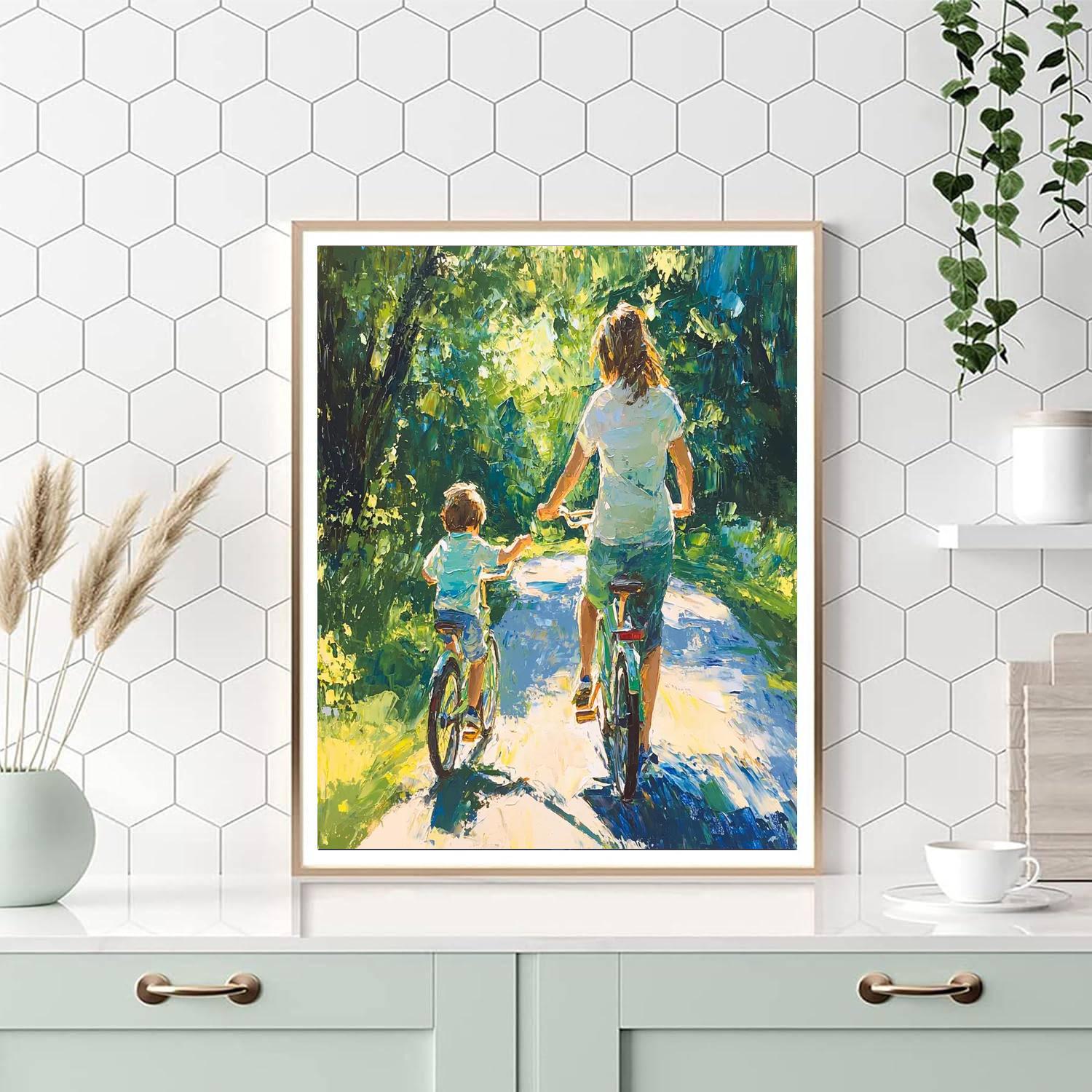 Her Gentle Guidance Paint By Numbers