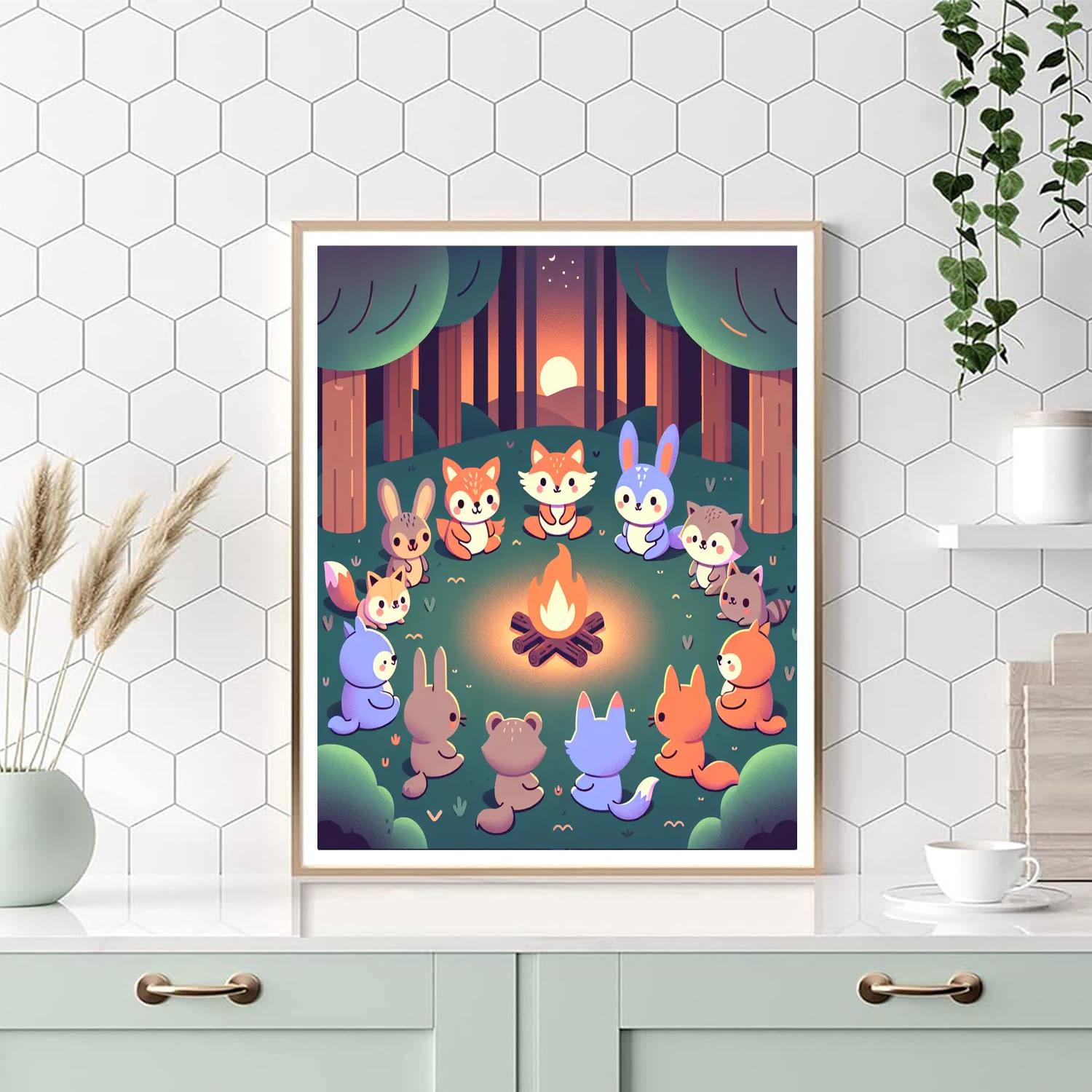 Forest Folklore Paint By Color