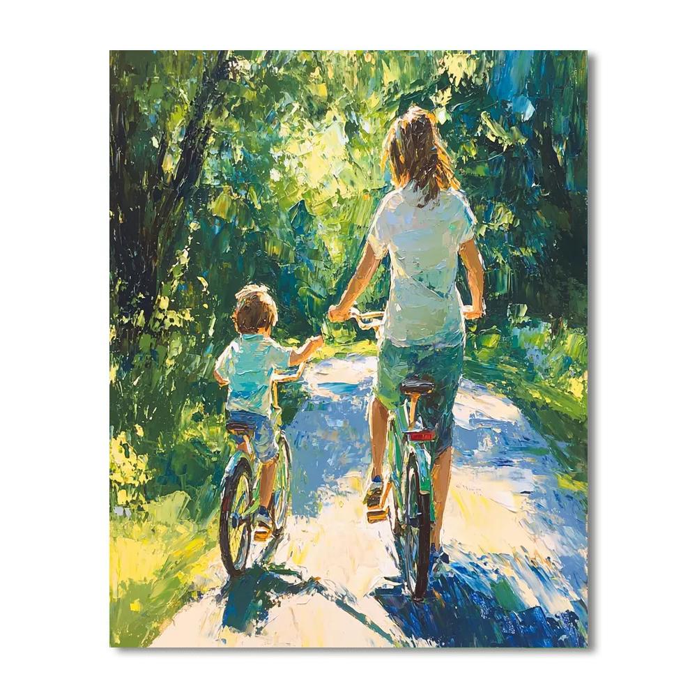 Her Gentle Guidance Paint By Numbers