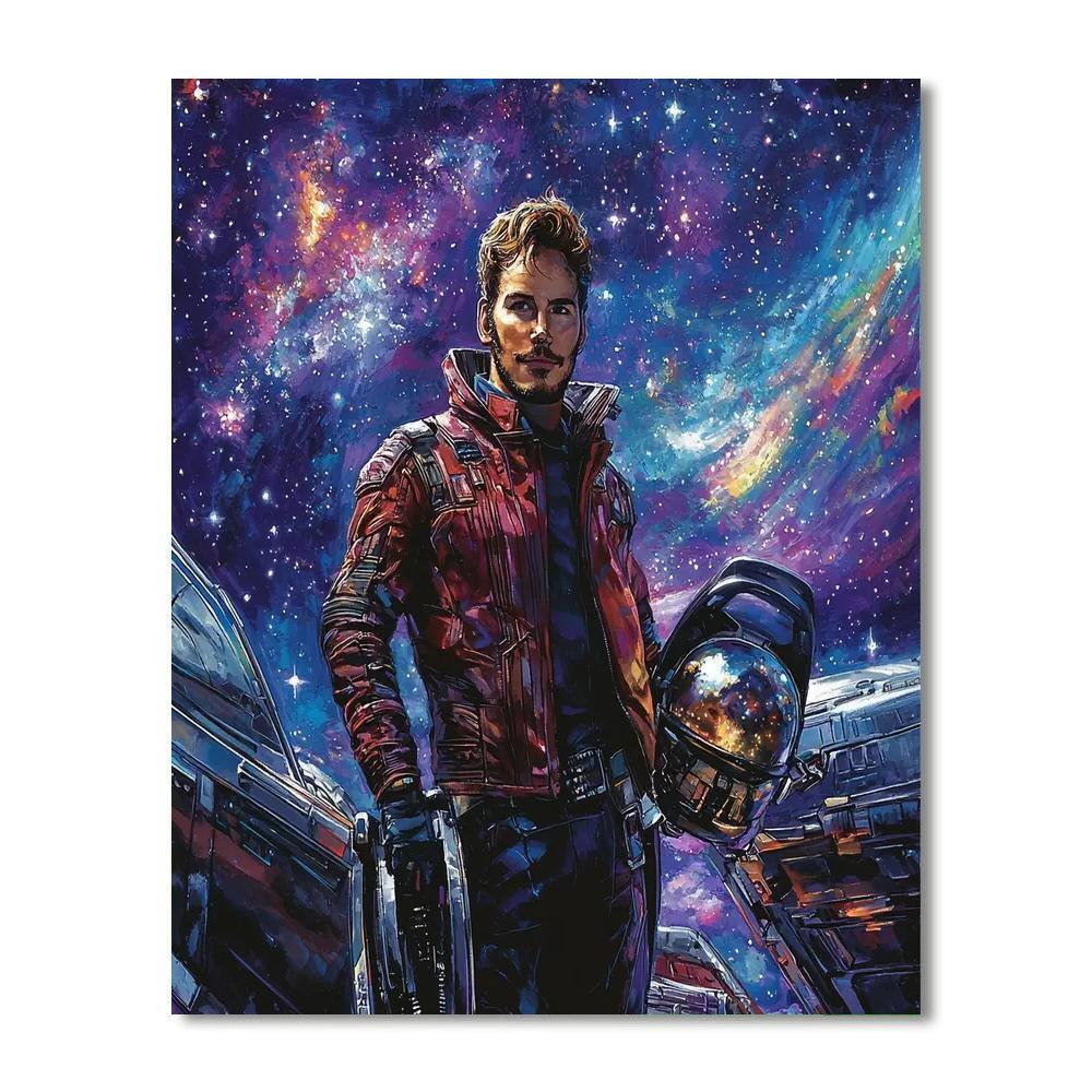 Chris Pratt: Guardians Of Galaxy's Star-lord Charm Paint By Numbers Kits