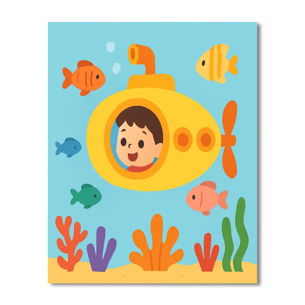 Undersea Explorer Expedition Paint By Numbers