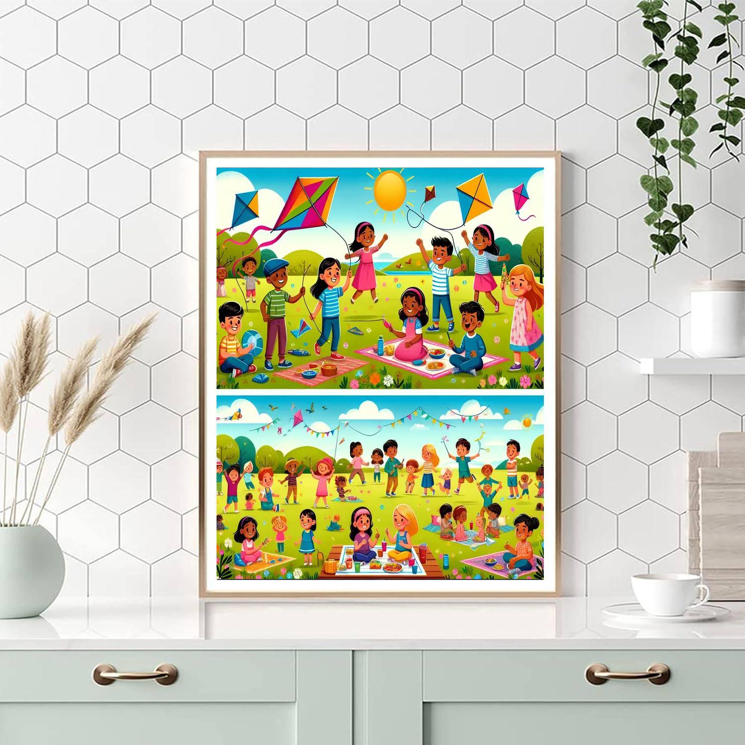 Sunny Days In The Park Paint By Color