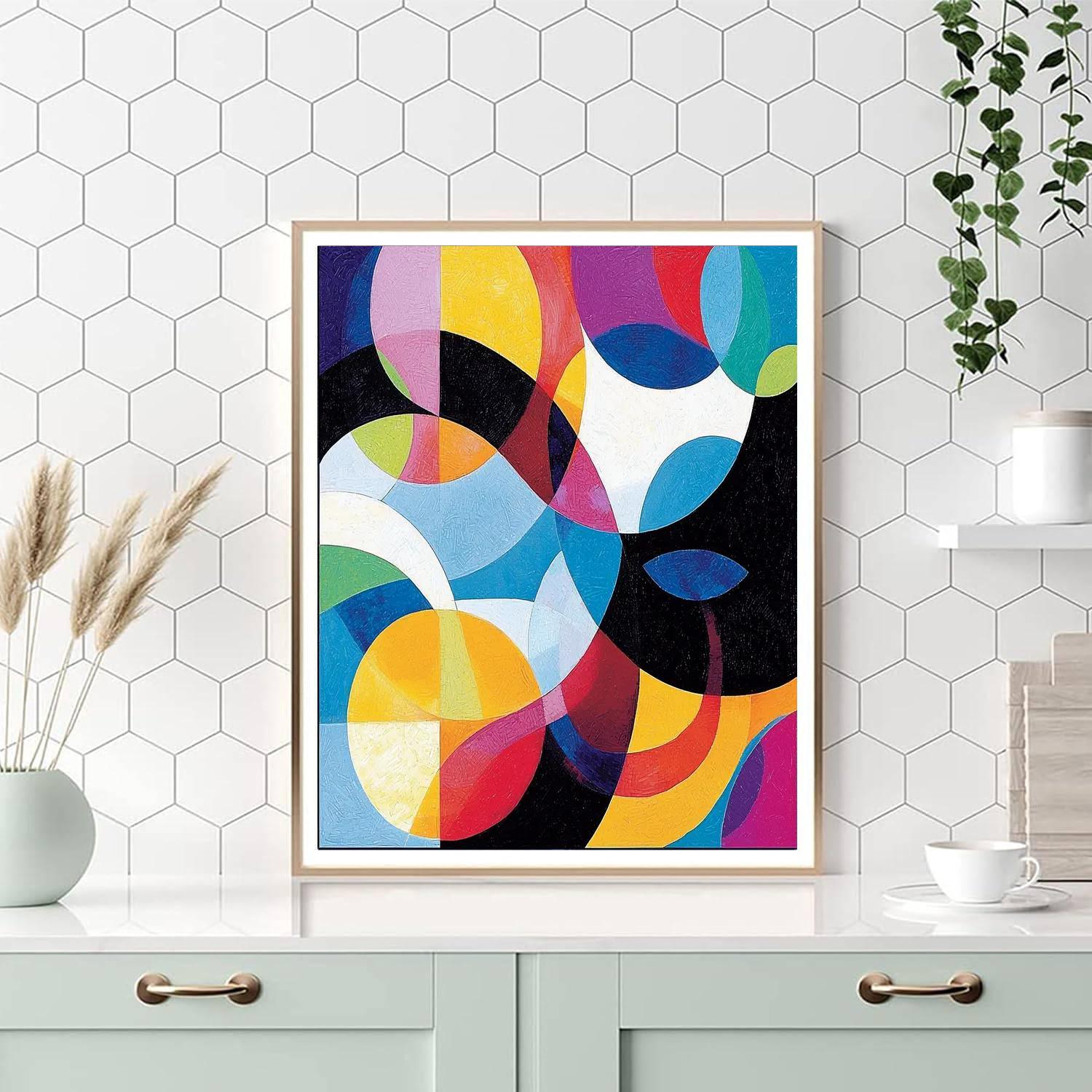 Joan Miro Inspired Colorful Illusions  Paint By Number