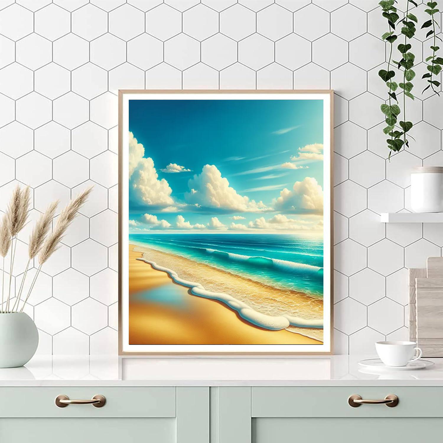 Exquisite Seaside Escape Numbered Painting Kits