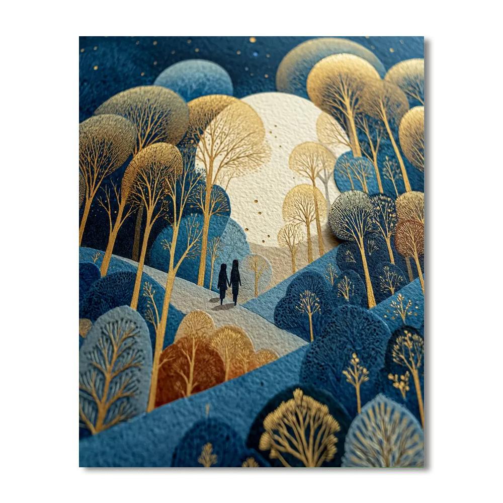 Cradle Of The Moon Numbered Painting Kits