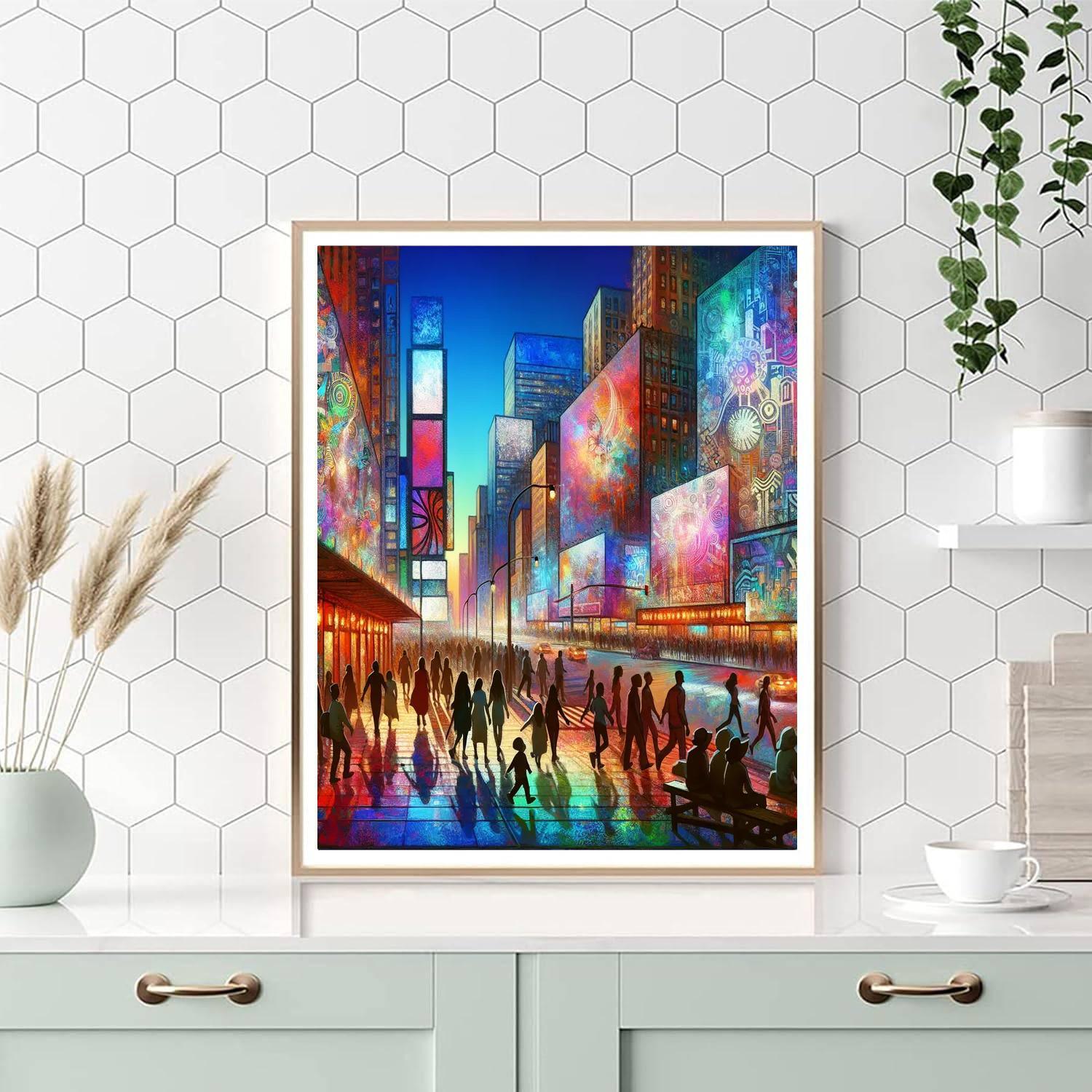 Urban Street Life Paint By Numbers Kits