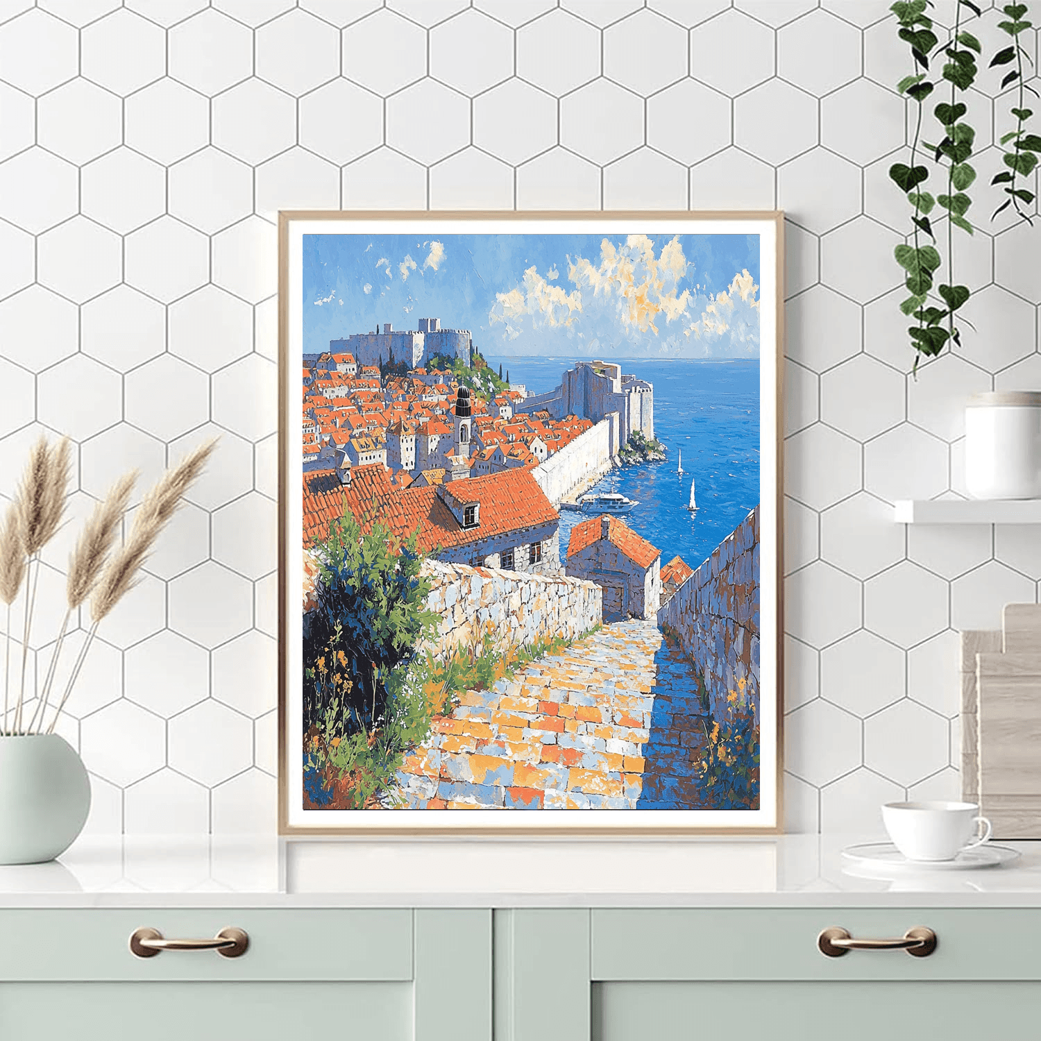 Dubrovnik Old Town - Croatia Painting By Numbers Kit