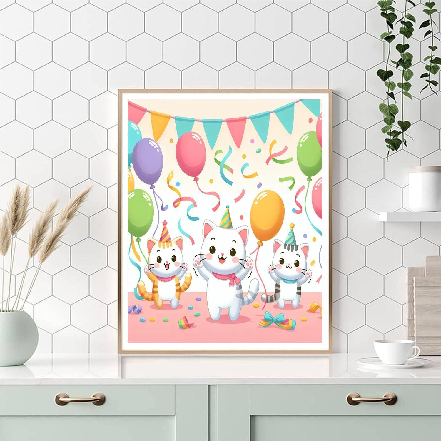 Feline Fiesta Paint By Color