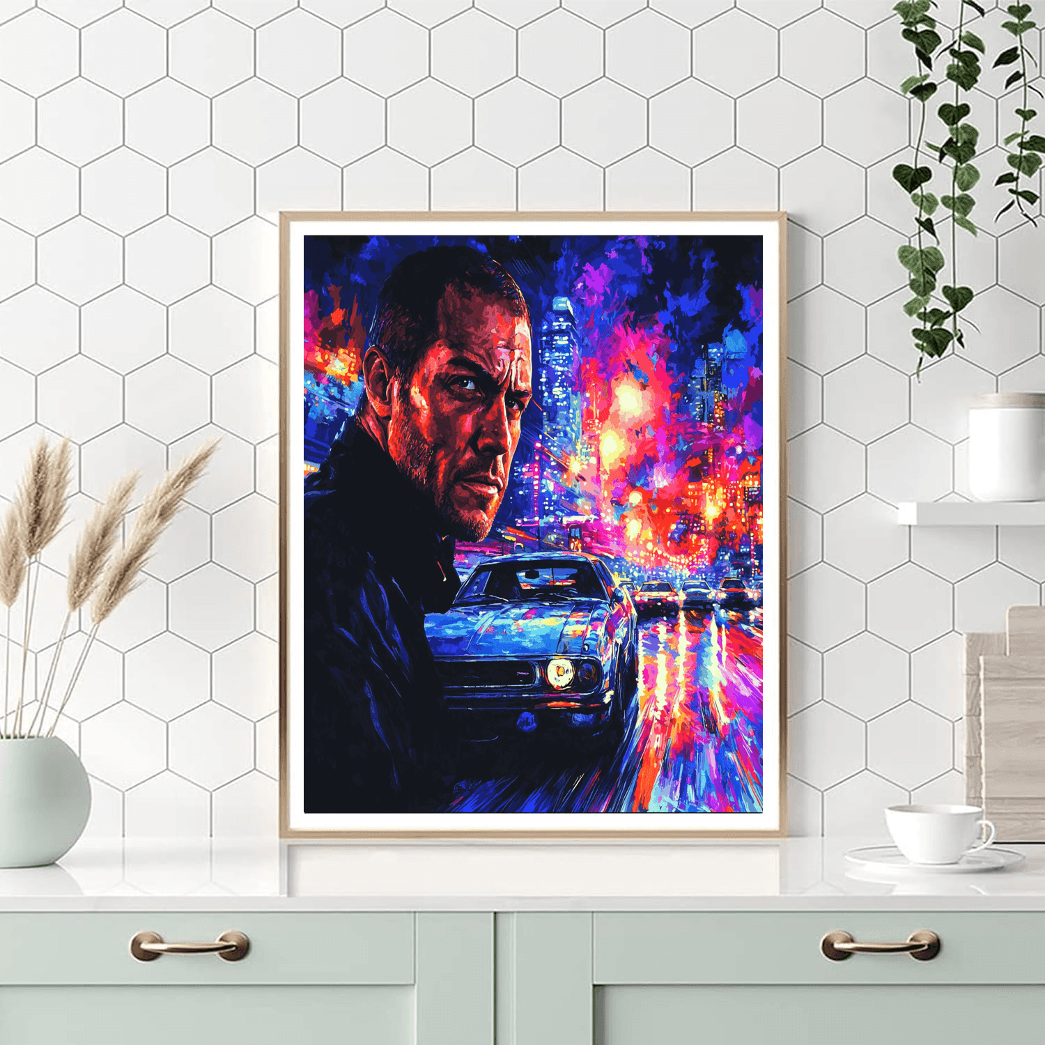 Vin Diesel: The Brotherhood Of Dominic Toretto Paint By Color