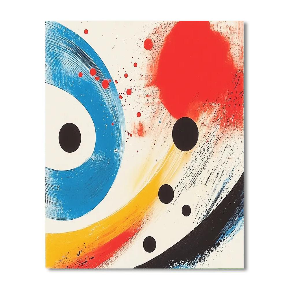 Joan Miró Inspired Ethereal Patterns Of Dreams  Paint By Color