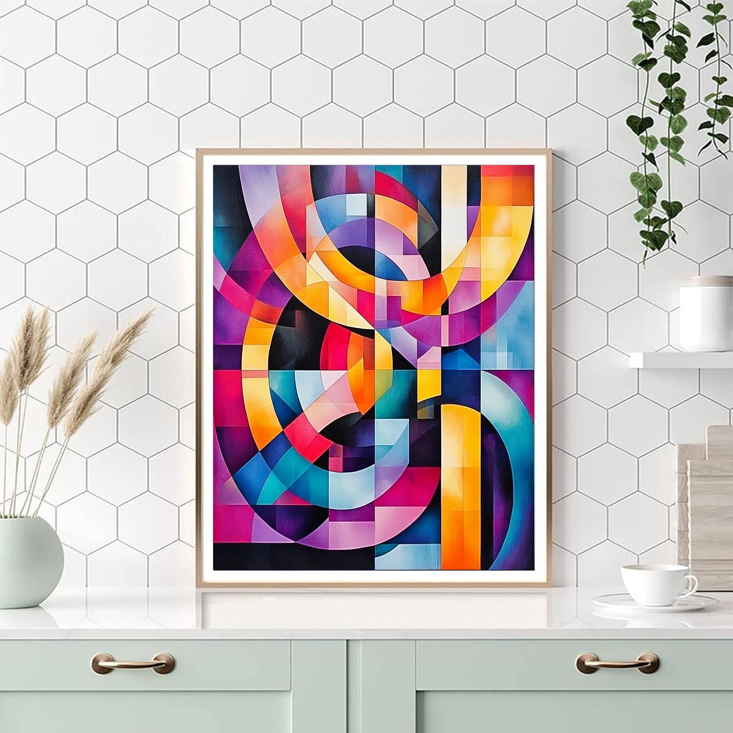 Kazimir Malevich Inspired Timeless Dynamics  Paint By Color