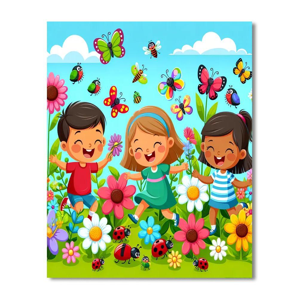 Colorful Garden Play Paint By Number