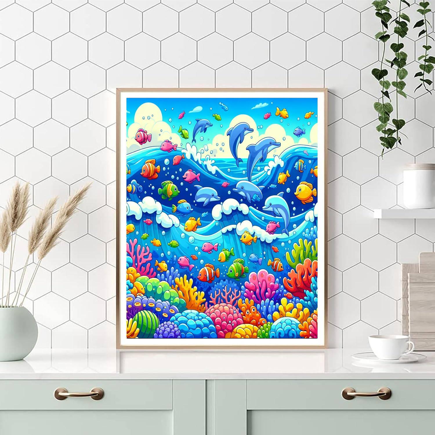 Adventurous Ocean Quest Number Painting