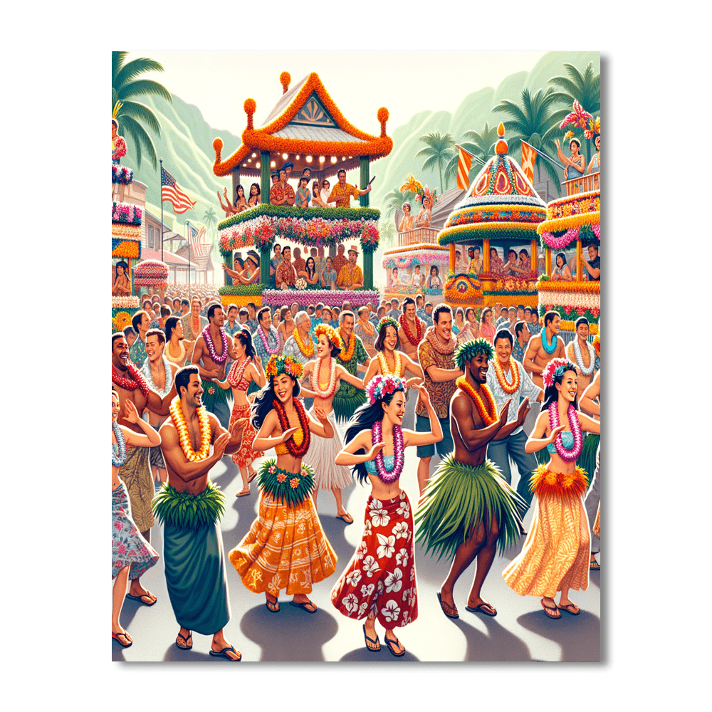 Aloha Festival - Usa Paint By Number