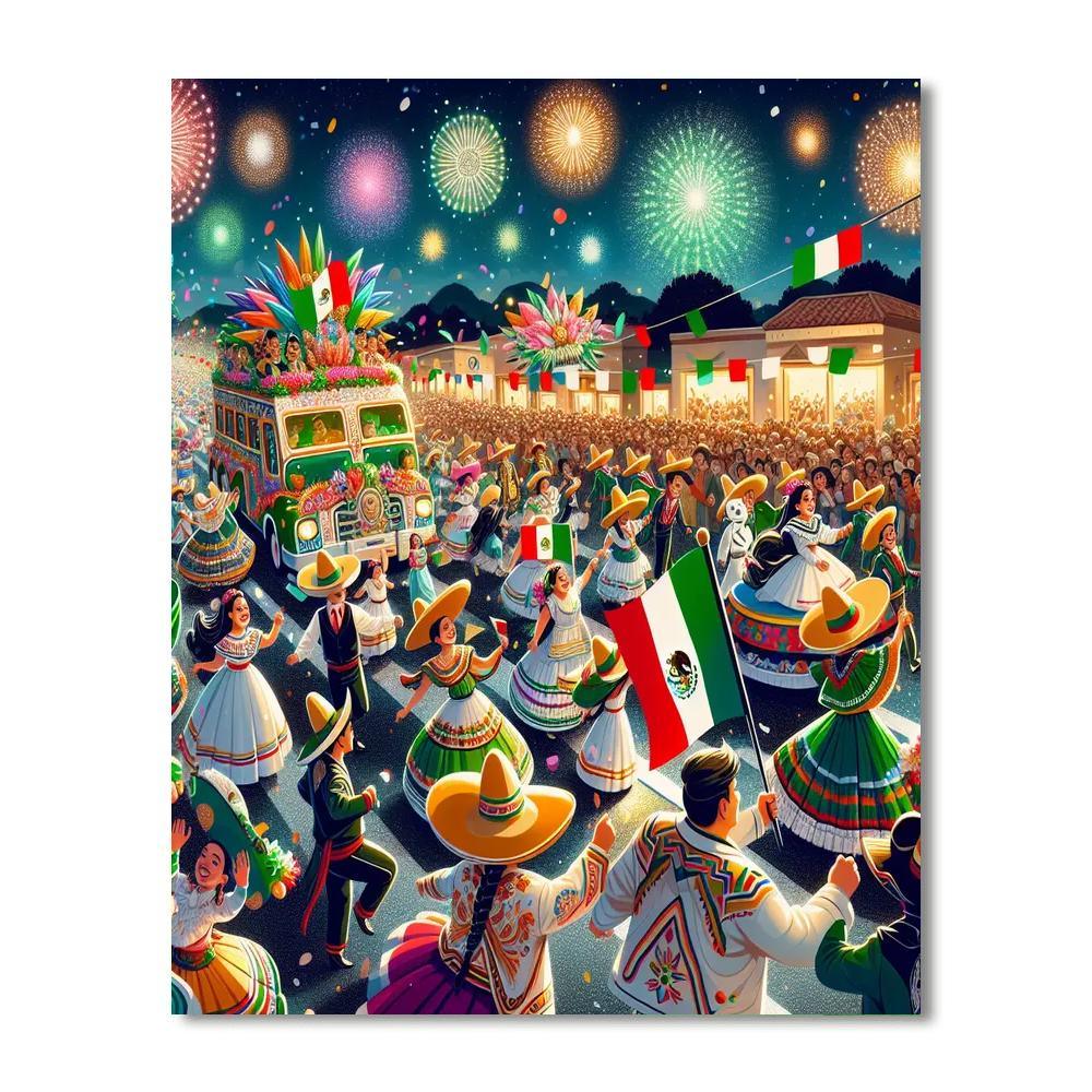 Día De La Independencia - Mexico Paint By Number