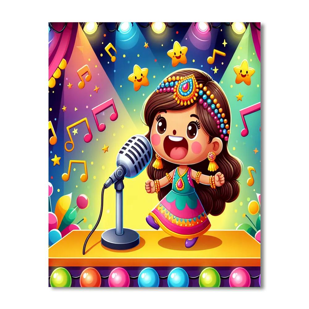 Super Star Singers Painting Number Kit